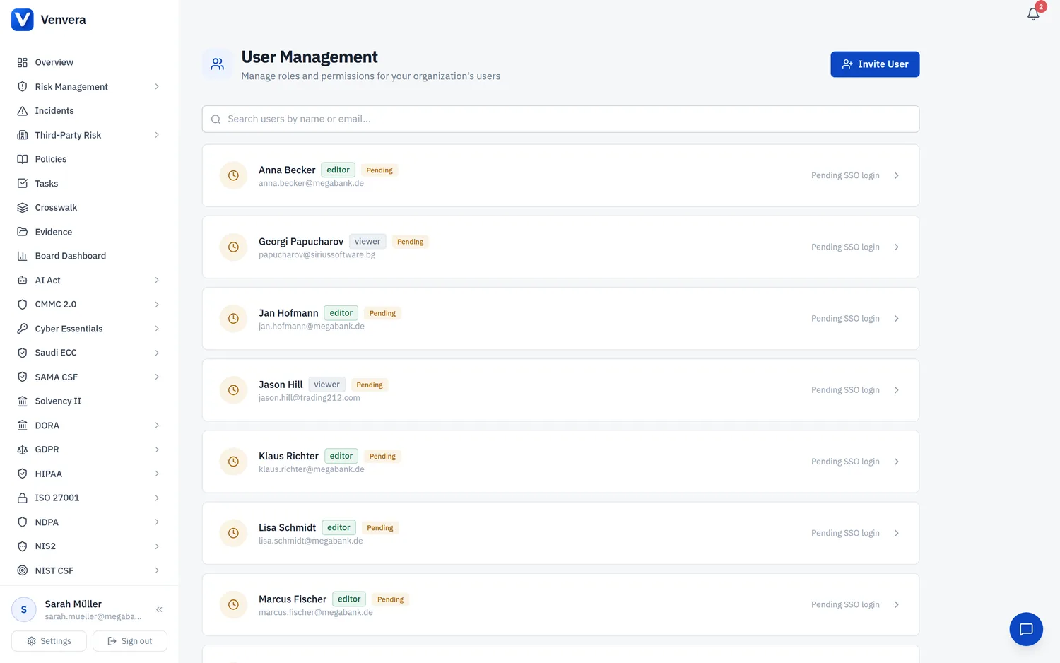 AI Assistant settings Venvera settings page where the AI provider and API key are configured